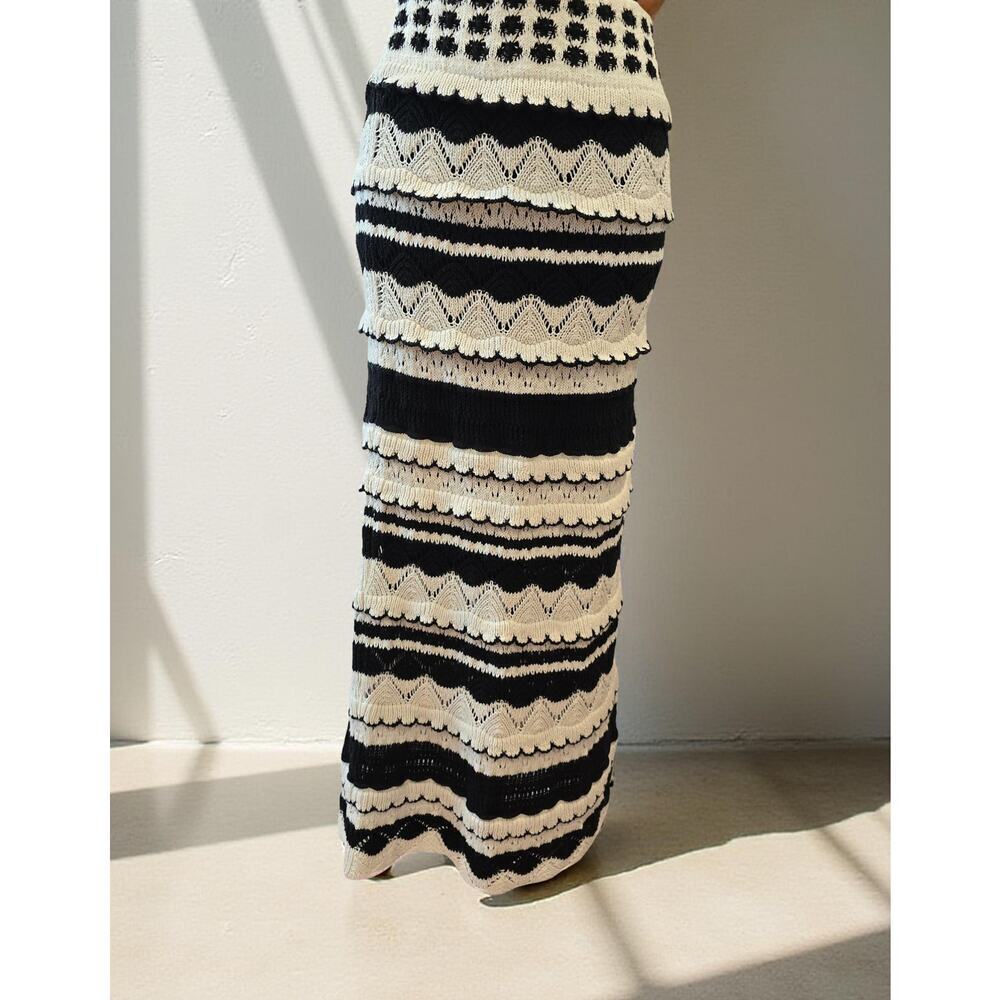 Anthropologie Textured Knit Sweater Skirt. Ret. $168 - Picture 3 of 5